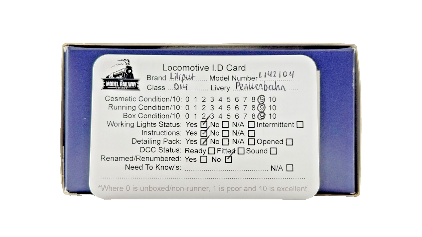 LILIPUT NARROW GAUGE HOe SCALE - L142104 - DIESEL LOCOMOTIVE D14 NEUE PENKENBAHN