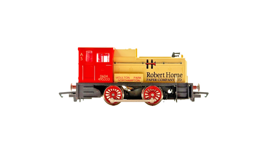 HORNBY OO GAUGE - R234 - ROBERT HORNE PAPER 0-4-0 DIESEL LOCOMOTIVE BOXED