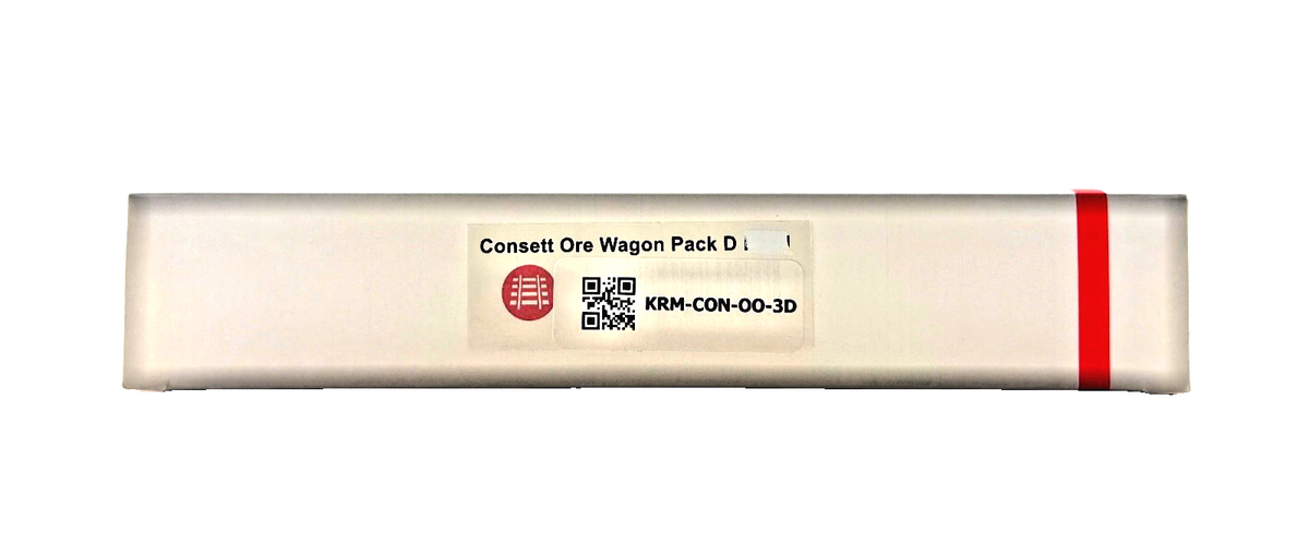 KR MODELS OO GAUGE - CONSETT ORE WAGON TRIPLE PACK D - BOXED