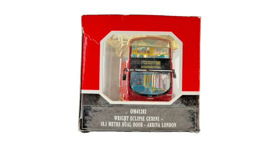 CORGI OOC 1/76 SCALE - OM41202 - WRIGHT ECLIPSE GEMINI ARRIVA LONDON - BOXED