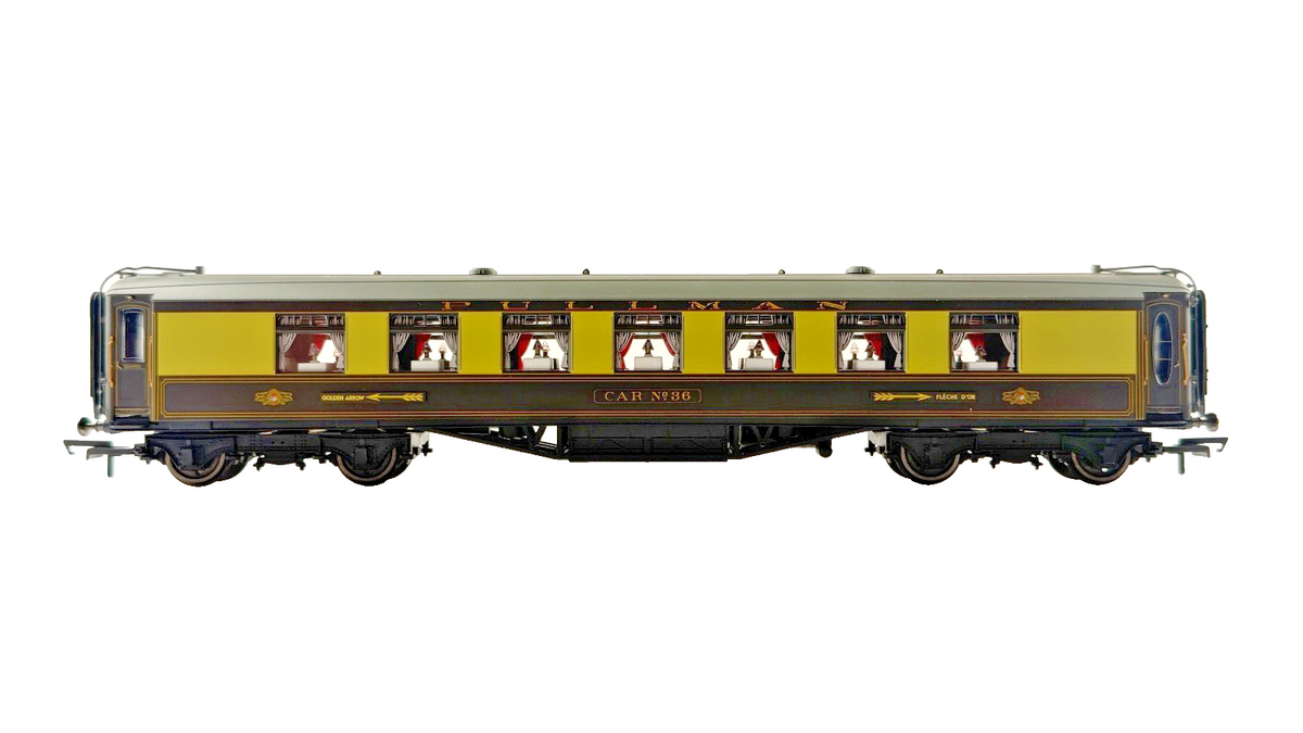 HORNBY OO GAUGE - R3400 - GOLDEN ARROW LAST STEAM RUN LIMITED EDITION TRAIN PACK