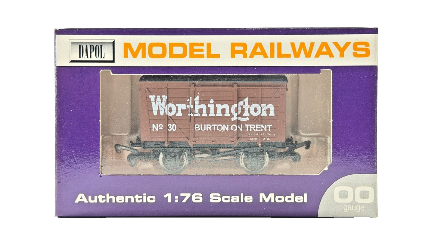 DAPOL 00 GAUGE - WORTHINGTON BURTON ON TRENT VENT VAN NO.30 (LIMITED EDITION)
