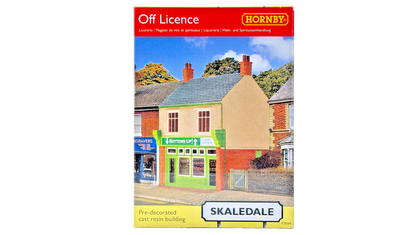 HORNBY OO GAUGE SKALEDALE - R9844 - BOTTOMS UP OFF LICENCE SHOP - NEW
