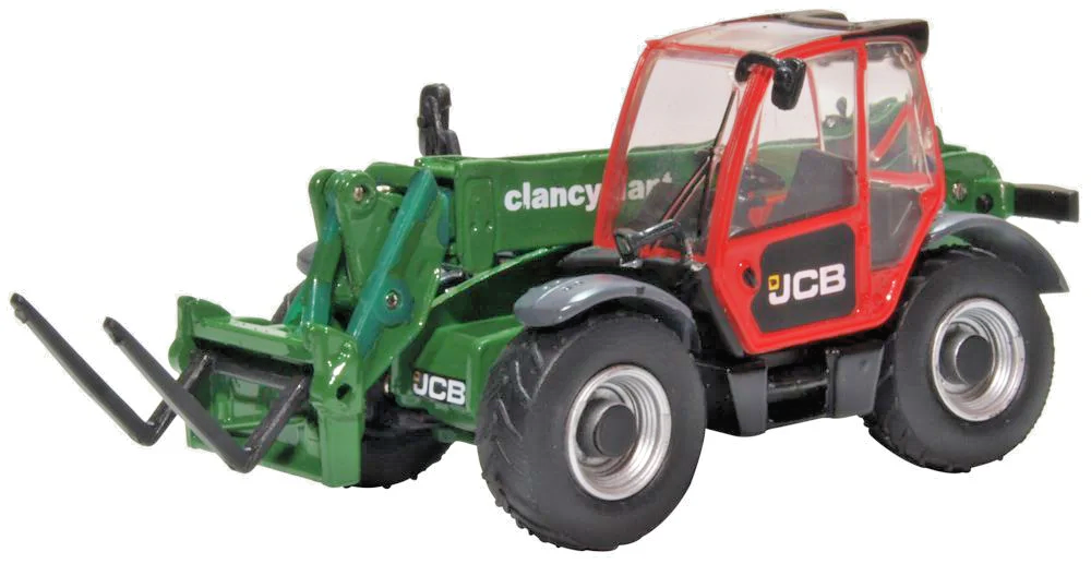 OXFORD DIECAST 1/76 SCALE - 76LDL002 - JCB LOADALL CLANCY PLANT - NEW