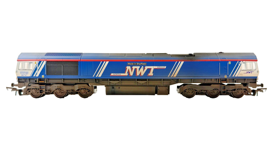 HORNBY OO GAUGE - R3940 - CLASS 66 DIESEL 66747 GBRF NEWELL WRIGHT TMC WEATHERED