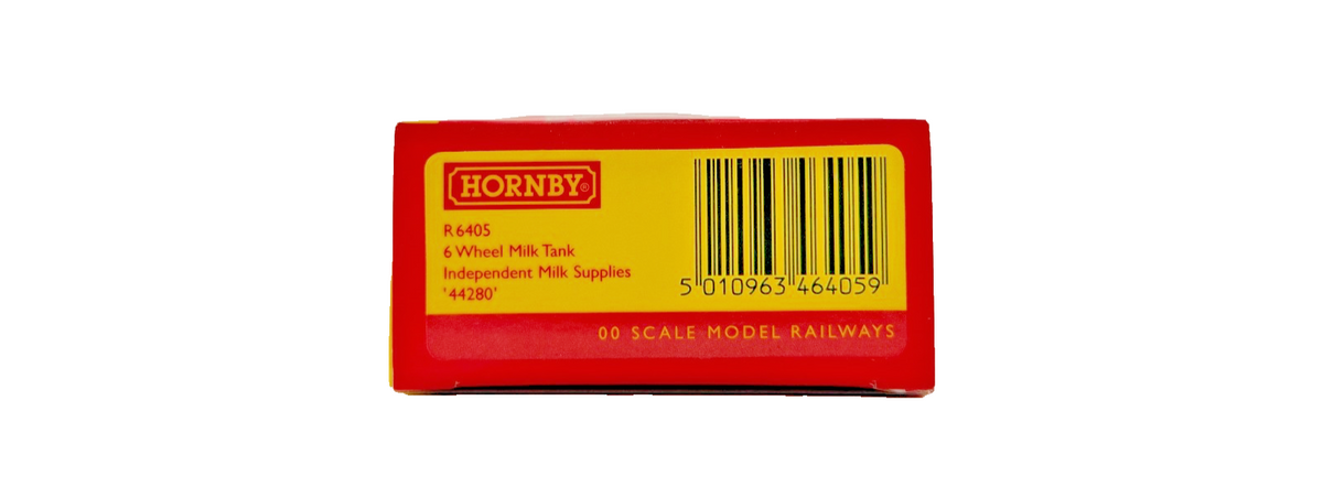 HORNBY OO GAUGE - R6405 - 6 WHEEL TANK INDEPENDENT MILK SUPPLIES 44280 BOXED