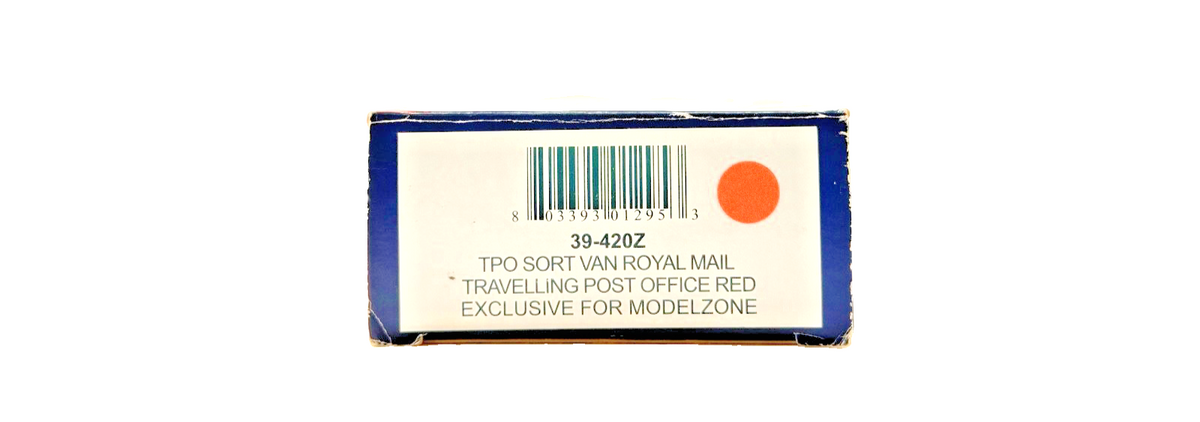 BACHMANN OO GAUGE - 39-420Z - TPO SORT VAN ROYAL MAIL TRAVELLING POST OFFICE RED
