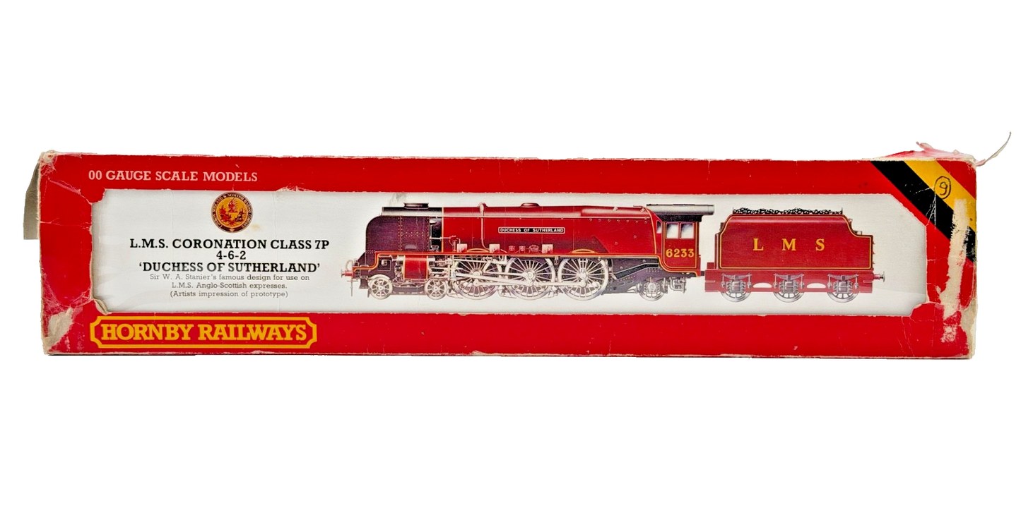 HORNBY 00 GAUGE - LMS MAROON 4-6-2 DUCHESS OF SUTHERLAND 6233 SPARES REPAIRS