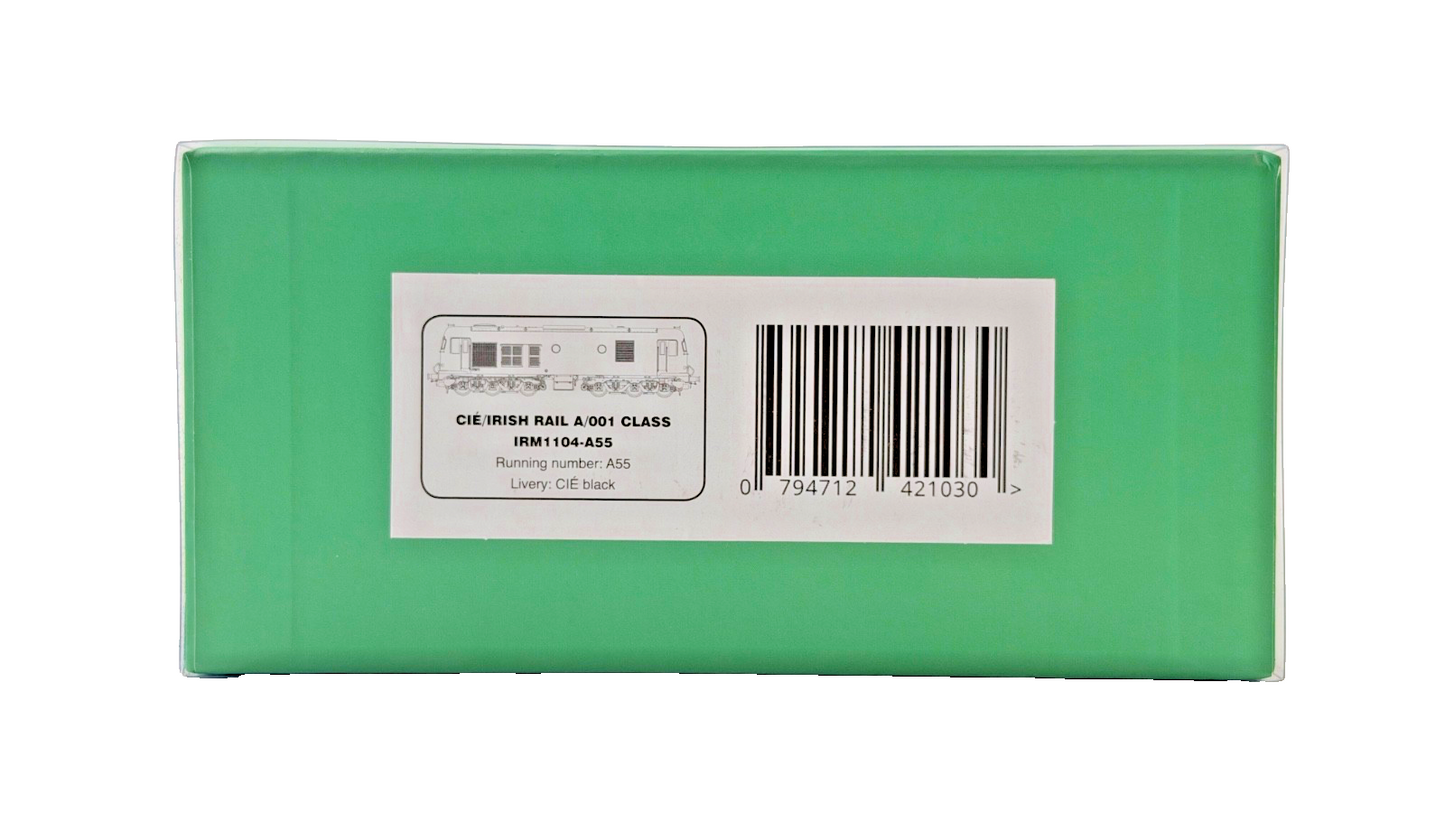 IRISH RAILWAY MODELS 00 GAUGE - IRM1104-A55 - A CLASS IRISH RAIL CIE BLACK A55