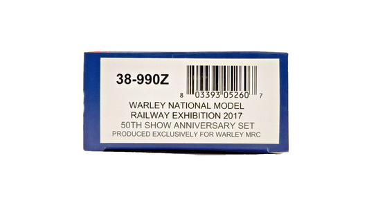 BACHMANN 00 GAUGE - 38-990Z - 50TH SHOW ANNIVERSARY TRIPLE WAGON PACK (WARLEY)