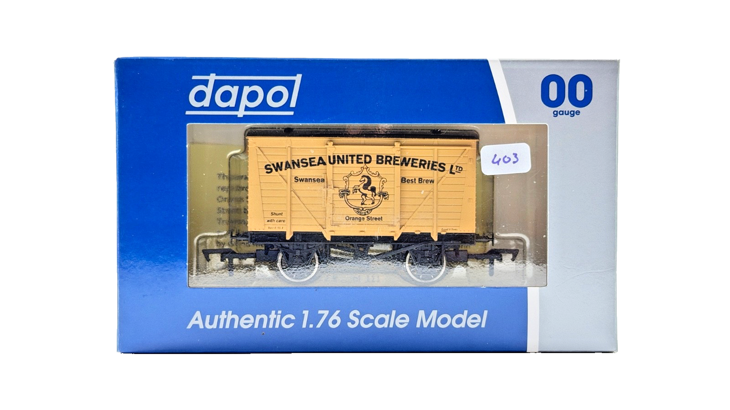 DAPOL 00 GAUGE - SWANSEA UNITED BREWERIES ORANGE STREET VAN (LIMITED EDITION)
