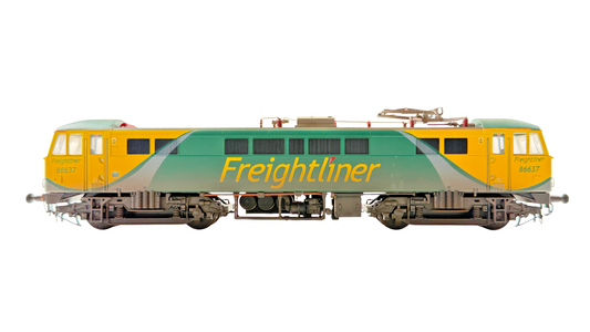 HELJAN OO GAUGE - GM4240301TMC - CLASS 86 FREIGHTLINER POWERHAUL 86637 WEATHERED