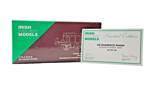 IRISH RAILWAY MODELS 00 GAUGE - IRM-1167-MAG-1 - CIE MAGNESITE FAREWELL WAGON