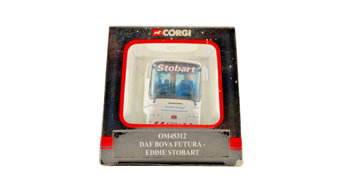 *IMPERFECT* CORGI OOC 1/76 SCALE - OM45312 - DAF BOVA FUTURE EDDIE STOBART BOXED