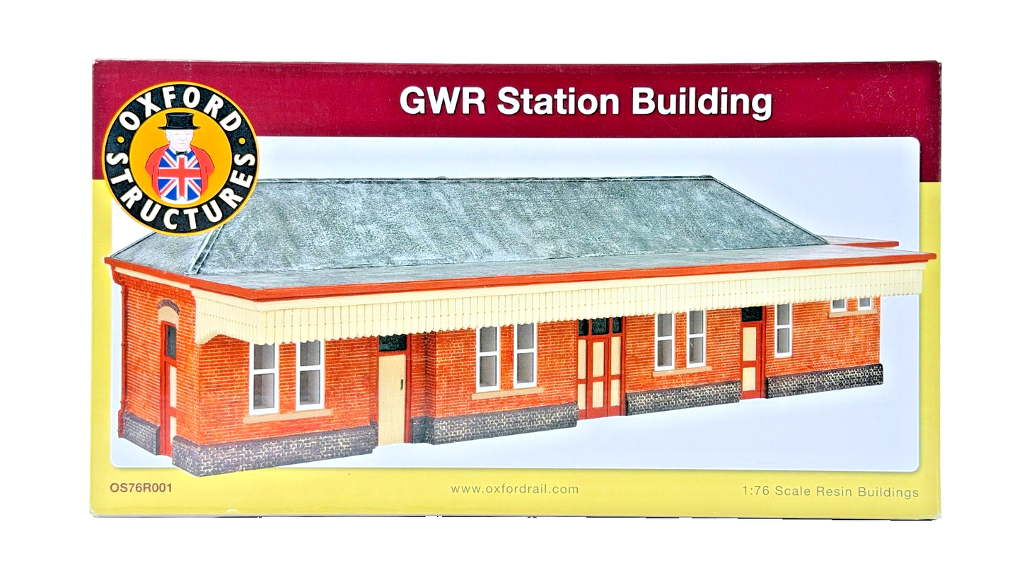 OXFORD RAIL STRUCTURES OO GAUGE - OS76R001 - GWR STATION BUILDING - NEW