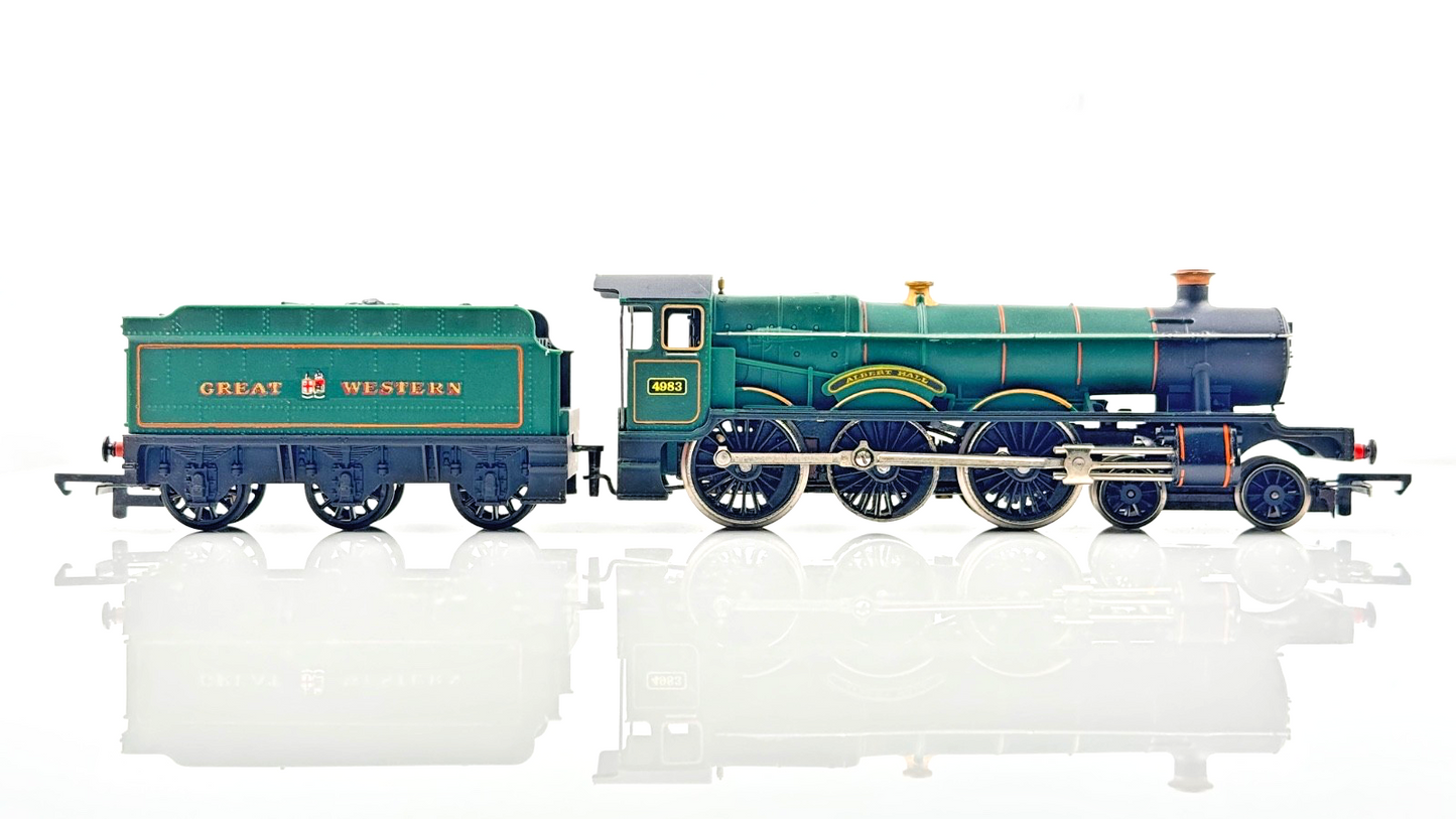 HORNBY 00 GAUGE - GREAT WESTERN GWR 4-6-0 ALBERT HALL LOCOMOTIVE 4983 - UNBOXED