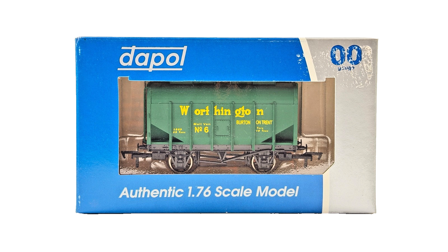 DAPOL 00 GAUGE - WORTHINGTON MALT VAN BURTON ON TRENT GREEN 6 (LIMITED EDITION)
