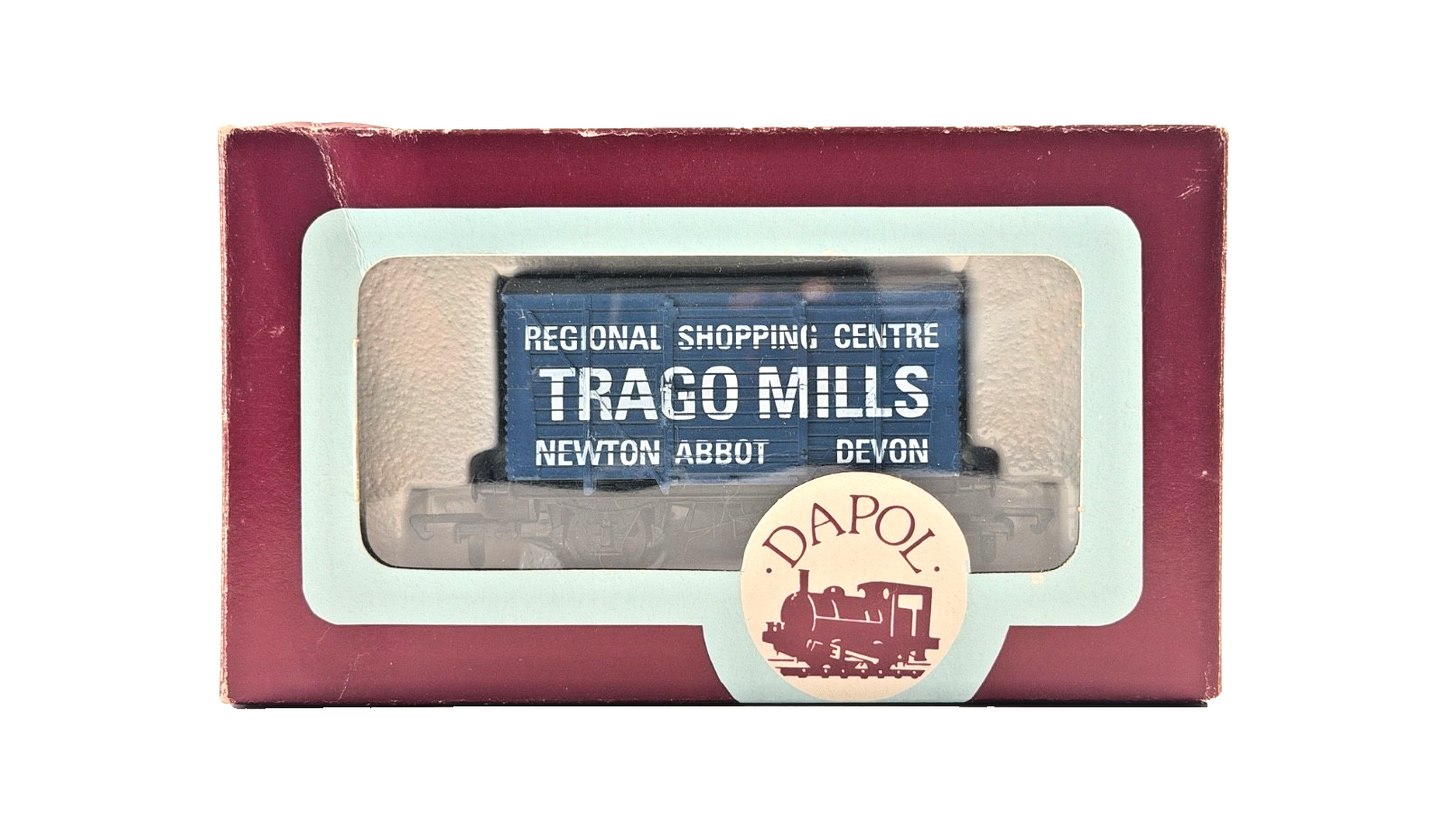 DAPOL 00 GAUGE - TRAGO MILLS NEWTON ABBOT DEVON VENT VAN BLUE (LIMITED EDITION)
