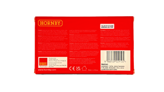 HORNBY OO GAUGE - R60263 - 70TH WESTWOOD 7 PLANK WAGON 1954-2024 BOXED