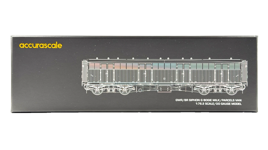 ACCURASCALE OO GAUGE - ACC2424 - SIPHON G VAN PATTERN M34 BR RAIL BLUE W2774W