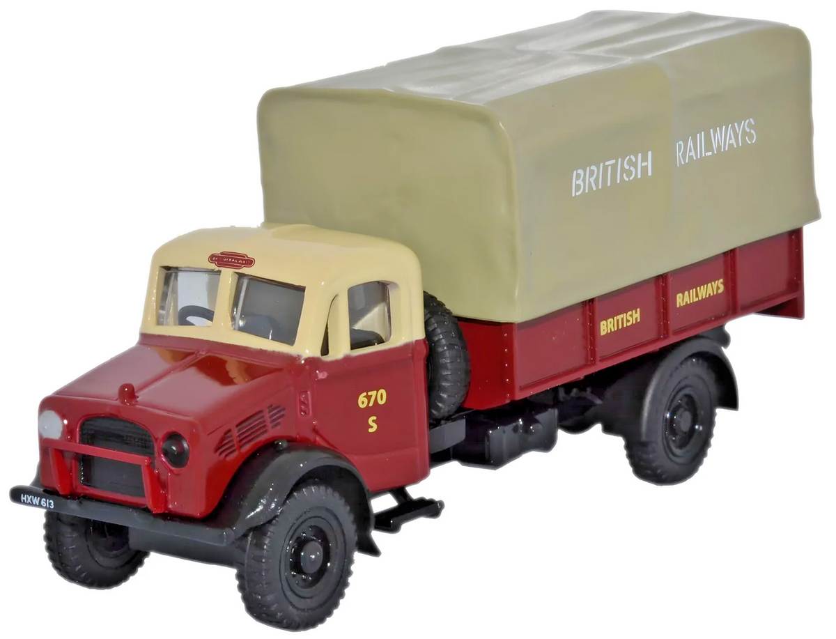 OXFORD DIECAST 1/76 SCALE - 76BD005 - BRITISH RAIL BEDFORD OY 3 TON GS TRUCK NEW