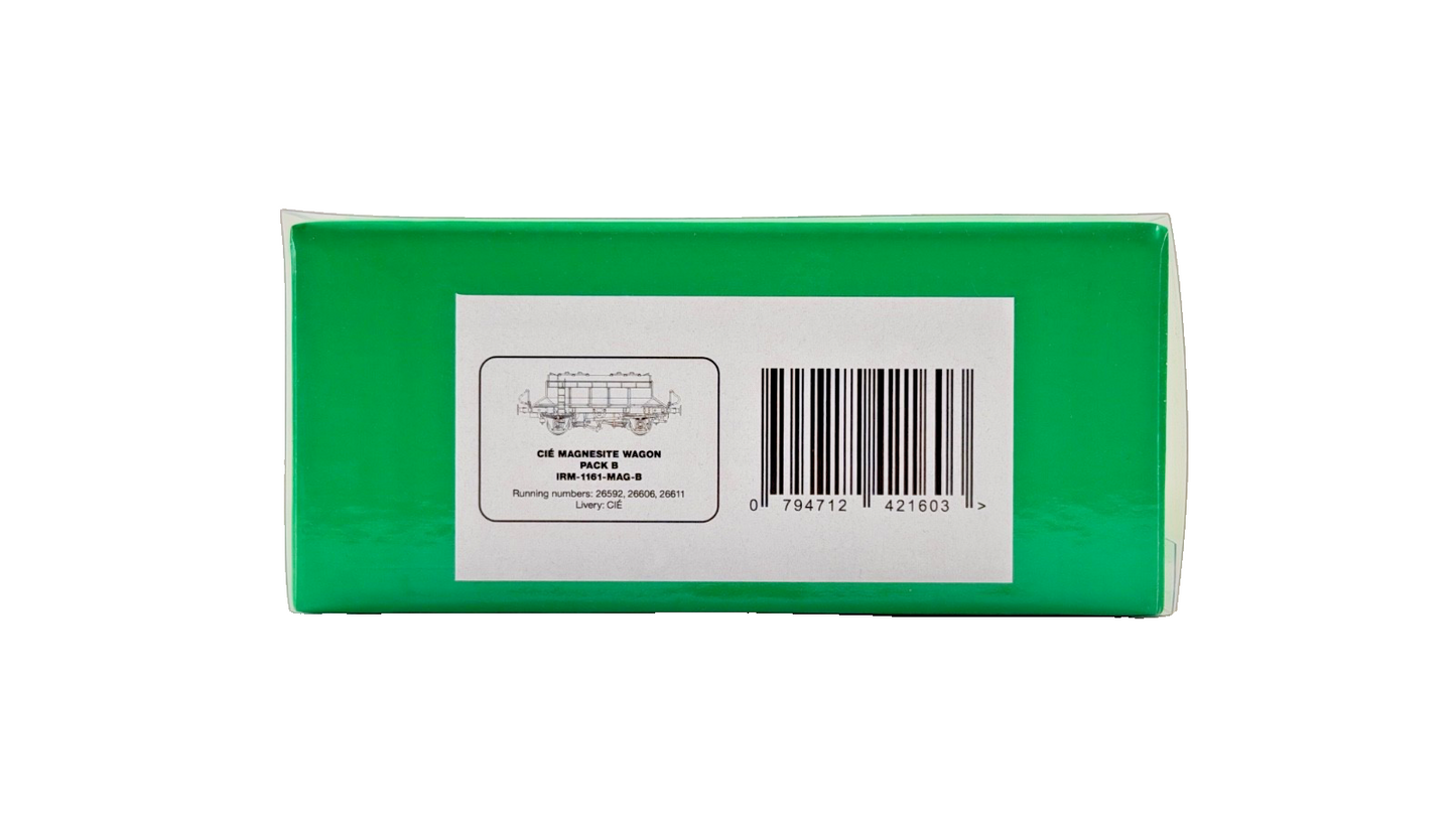 IRISH RAILWAY MODELS 00 GAUGE - IRM-1161-MAG-B - CIE MAGNESITE WAGON PACK B