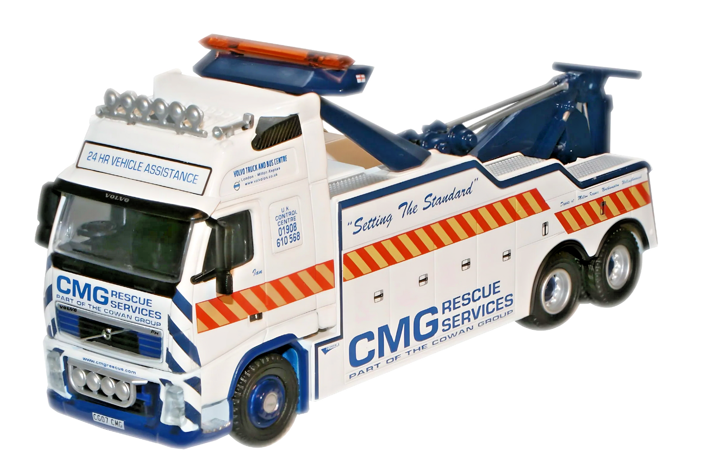 OXFORD DIECAST 1/76 SCALE - VOL07REC - CMG VOLVO FH RECOVERY TRUCK - NEW