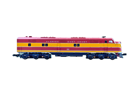 LIFE LIKE N GAUGE - 7029 - E7 LOCOMOTIVE FLORIDA EAST COAST A UNIT #1012 BOXED