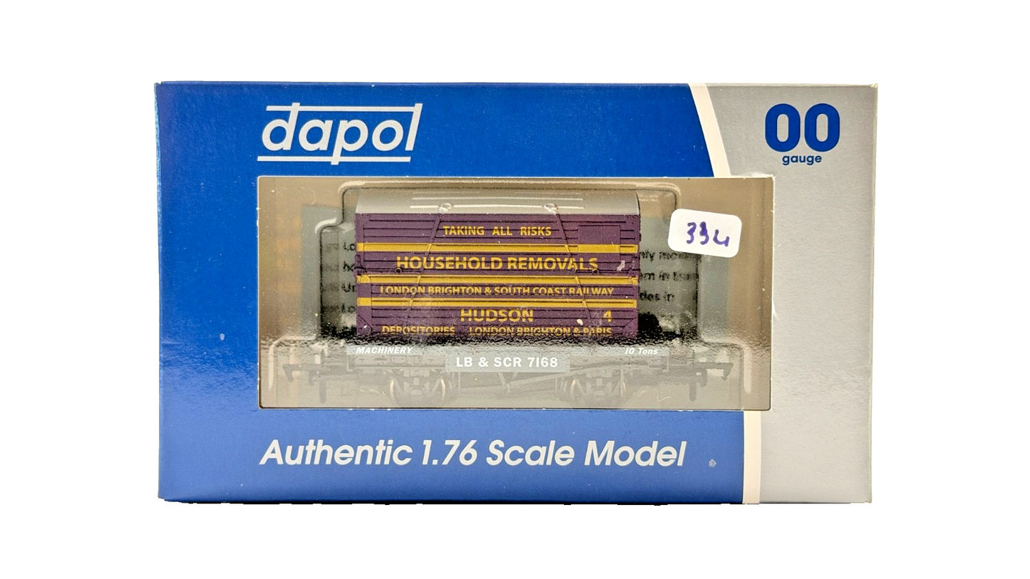 DAPOL 00 GAUGE - LBSCR LONDON BRIGHTON SOUTH COAST RLY CONFLAT (LIMITED EDITION)