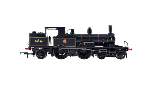 HORNBY OO GAUGE - R3333 - BR BLACK (EARLY) 4-4-2T ADAMS RADIAL LOCOMOTIVE 30584