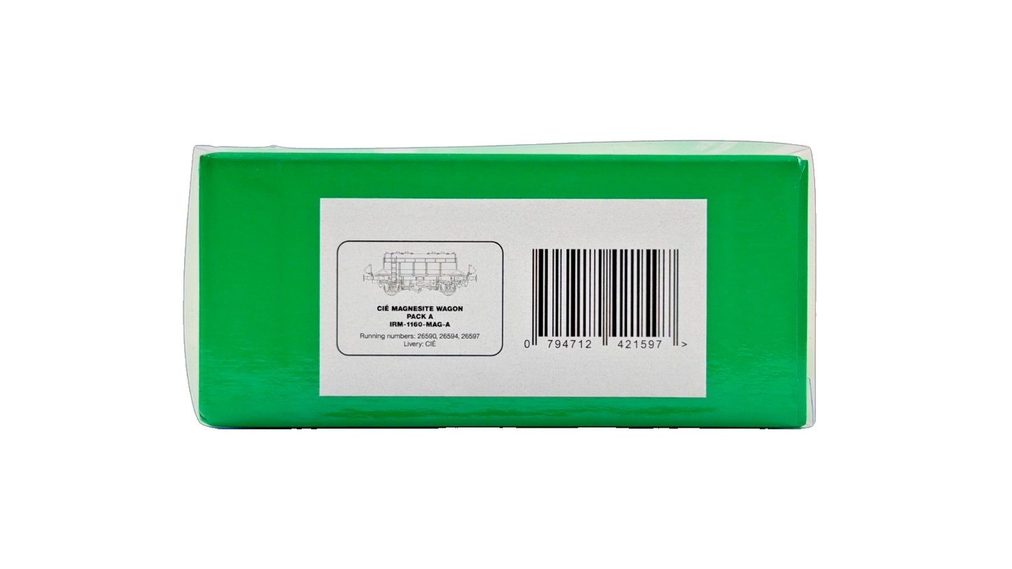 IRISH RAILWAY MODELS 00 GAUGE - IRM-1160-MAG-A - CIE MAGNESITE WAGON PACK A