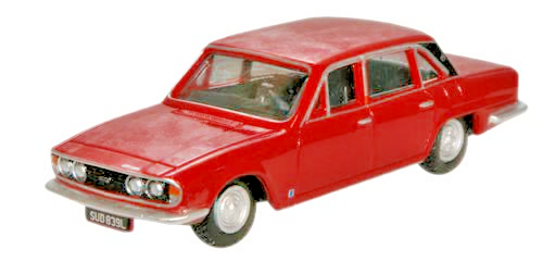 OXFORD DIECAST 1/76 SCALE - 76TP002 - SIGNAL RED TRIUMPH 2500 - NEW