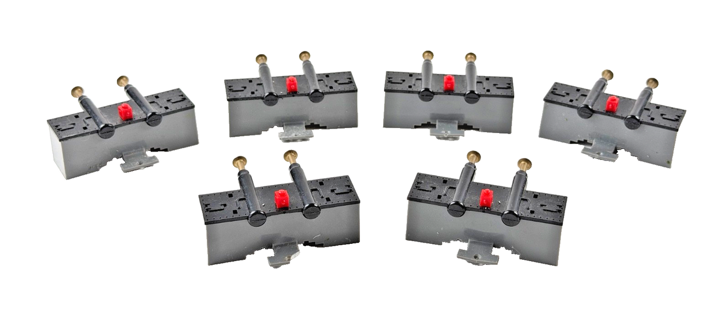 HORNBY OO GAUGE - R394 - SELECTION OF 6 PREOWNED HYDRAULIC BUFFER STOPS UNBOXED