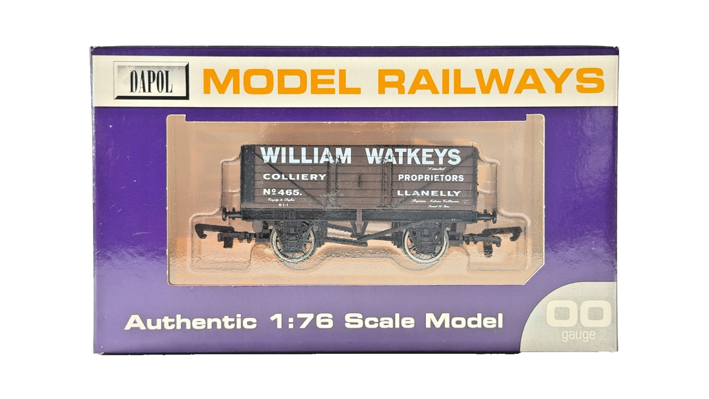 DAPOL 00 GAUGE - WILLIAM WATKEYS COLLIERY LLANELLY WAGON 465 (LIMITED EDITION)