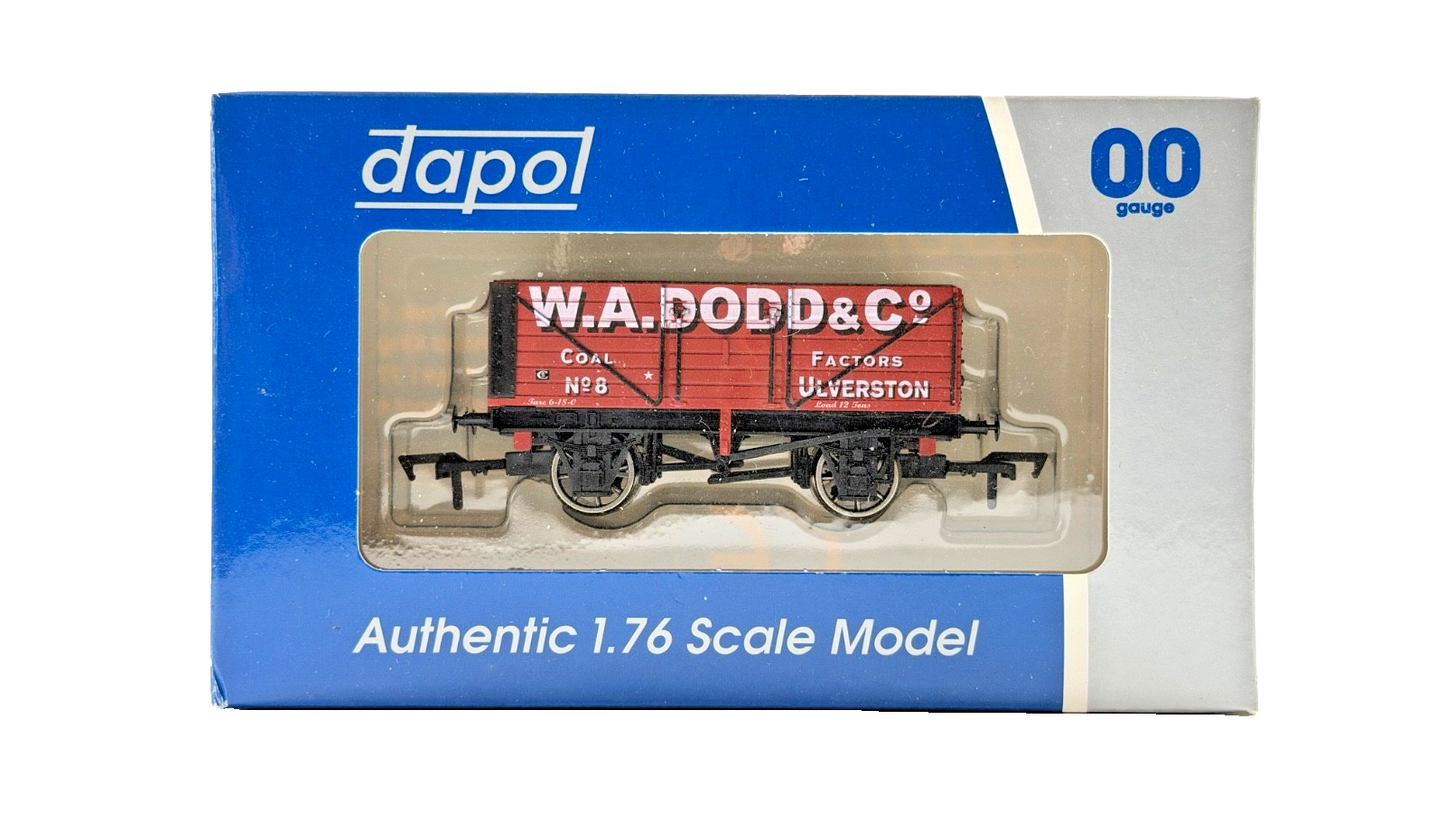DAPOL 00 GAUGE - W.A DODD & CO COAL FACTORS ULVERSTON WAGON 8 (LIMITED EDITION)