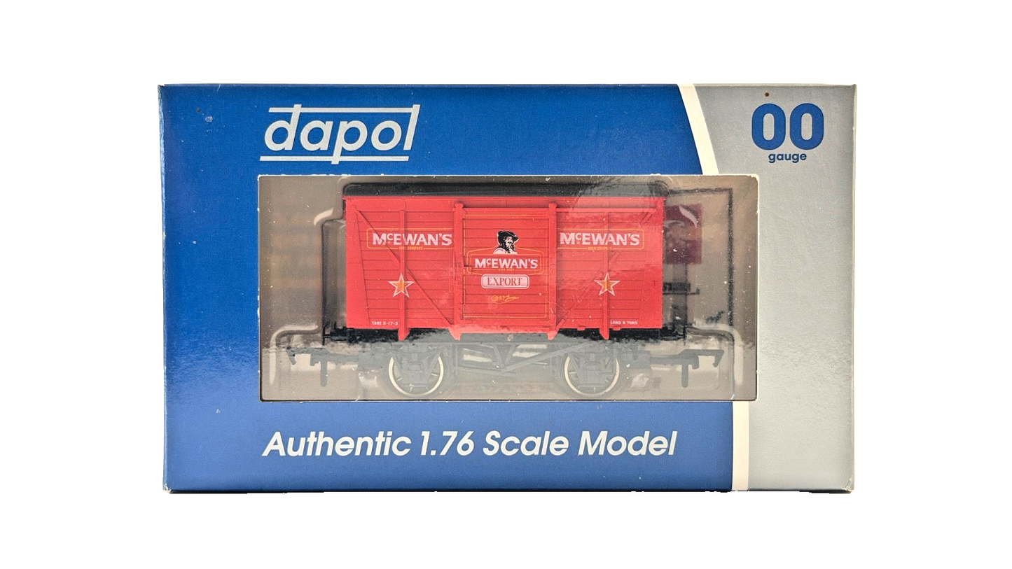 DAPOL 00 GAUGE - MCEWANS BEER COMPANY EXPORT RED VENT VAN (LIMITED EDITION)