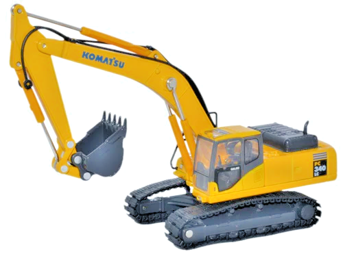 OXFORD DIECAST 1/76 SCALE - 76KOM001 - KOMATSU PC340LC EXCAVATOR DIGGER - NEW