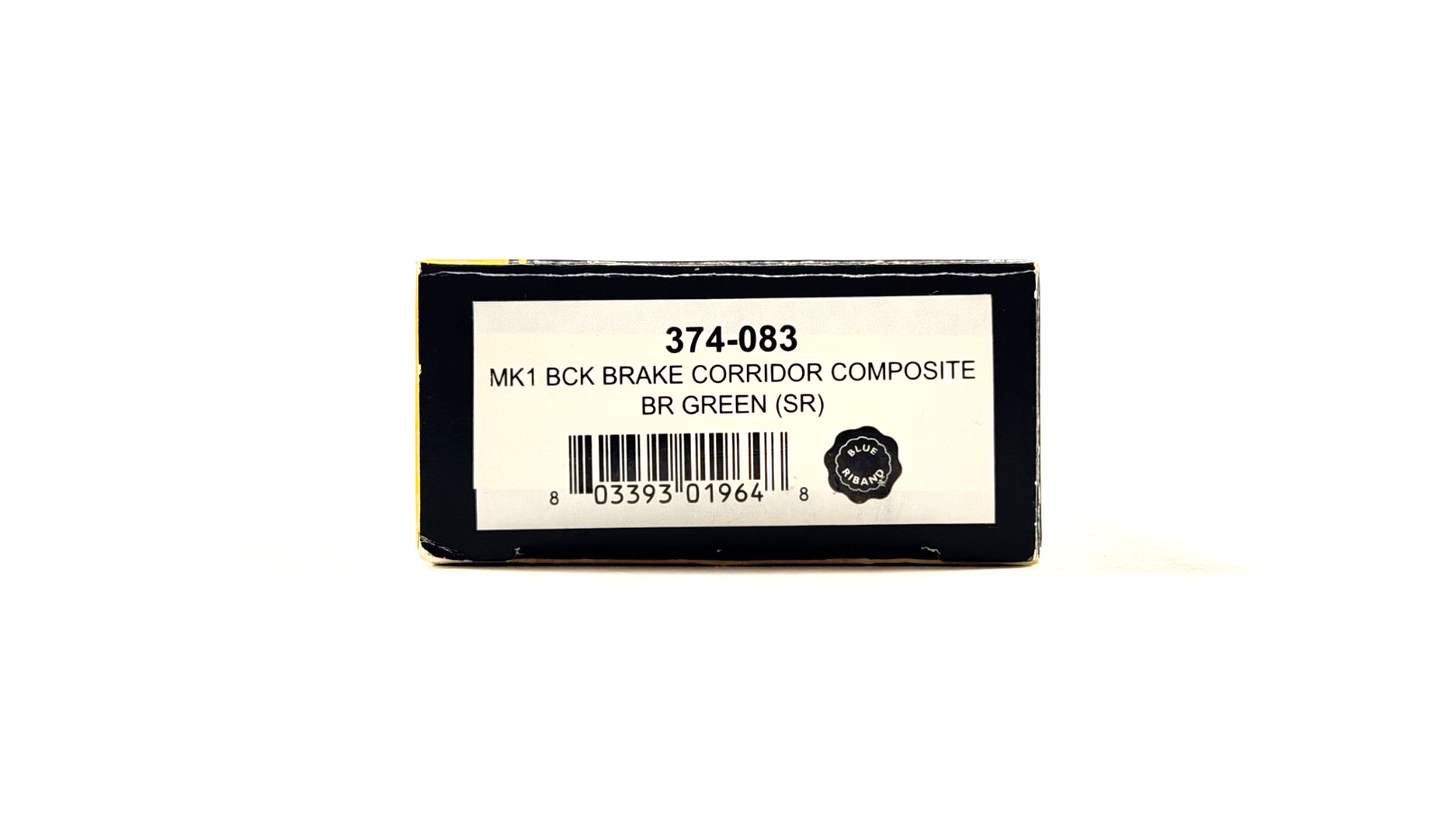 GRAHAM FARISH N GAUGE - 374-083 - MK1 BCK BRAKE CORRIDOR COMPOSITE BR GREEN (SR)