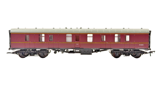 REPLICA RAILWAYS 00 GAUGE - BR MAROON MK1 FULL PARCELS COACH M80855 - UNBOXED