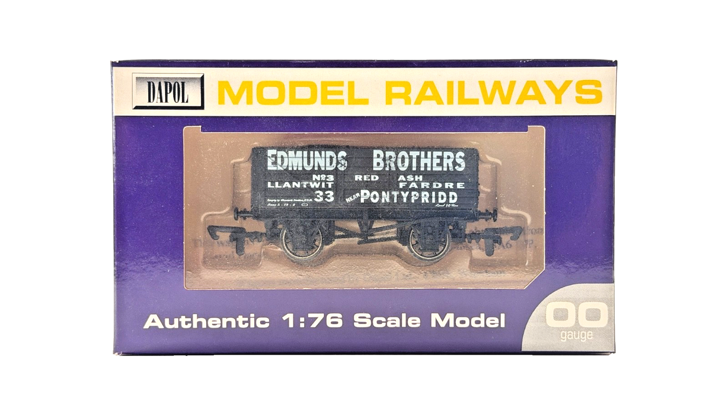 DAPOL 00 GAUGE - EDMUND BROTHERS RED ASH PONTYPRIDD WAGON 33 (LIMITED EDITION)