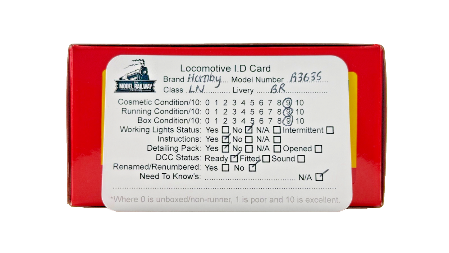 HORNBY OO GAUGE - R3635 - BR (EARLY) LORD NELSON CLASS LORD RODNEY NO.30863