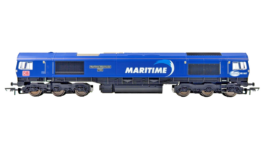 HORNBY OO GAUGE - R3887 - CLASS 66 DIESEL LOCOMOTIVE 66047 MARITIME INTERMODAL 2