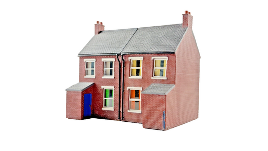 HORNBY OO GAUGE SKALEDALE - R8621/R8622 - MID TERRACE HOUSE LEFT & RIGHT BOXED 1