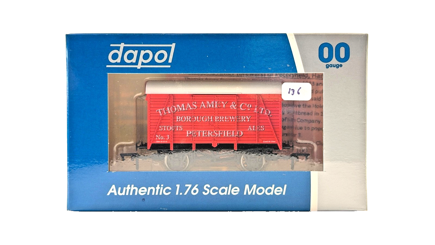 DAPOL 00 GAUGE - THOMAS AMEY BOROUGH BREWERY PETERSFIELD NO.3 (LIMITED EDITION)
