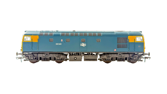 HELJAN OO GAUGE - 2603 - CLASS 26 DIESEL 26041 BR BLUE YELLOW CAB ENDS BOXED