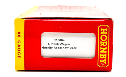 HORNBY 00 GAUGE - R60004 - 6 PLANK WAGON 'HORNBY ROADSHOW 2020' - BOXED