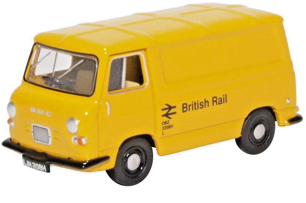 OXFORD DIECAST 1/76 SCALE - 76J4002 - BMC J4 VAN BRITISH RAIL YELLOW - NEW
