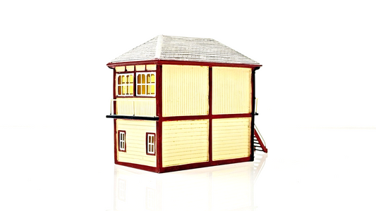 HORNBY SKALEDALE 00 GAUGE - R8853 - EAST SIGNAL BOX - UNBOXED (NEEDS REPAIR)