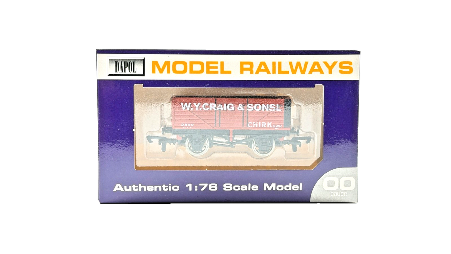 DAPOL 00 GAUGE - W Y CRAIG & SONS CHIRK PLANK WAGON NO.2892 (LIMITED EDITION)