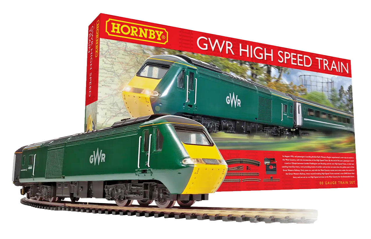HORNBY 00 GAUGE - R1230M - GWR GREAT WESTERN HIGH SPEED TRAIN HST TRAIN SET NEW